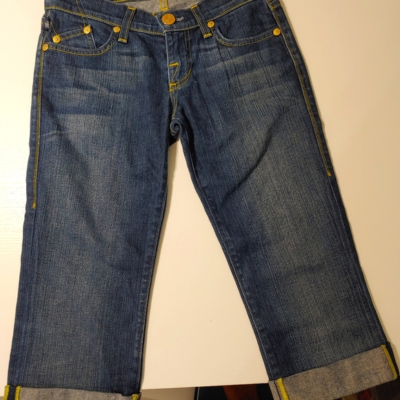 Rare Rock & Republic Cuffed Capri/Cropped Jeans Sz.24 - Picture 2 of 10